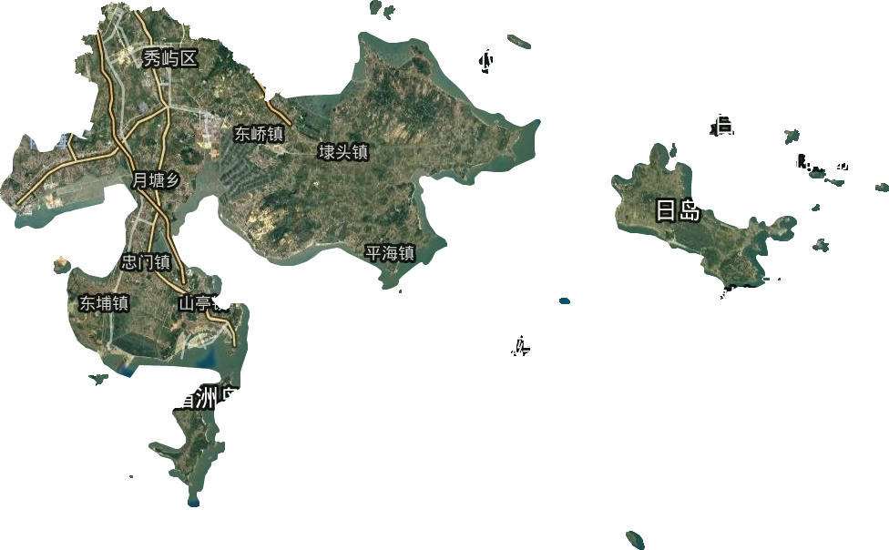 秀屿区卫星图