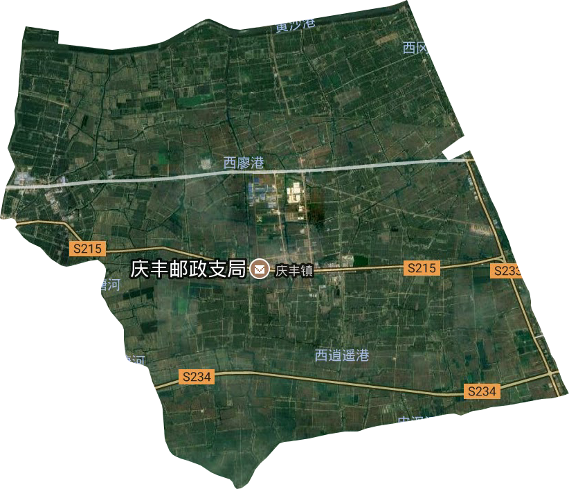 庆丰镇卫星图