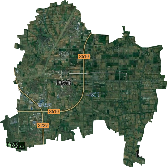 溱东镇卫星图