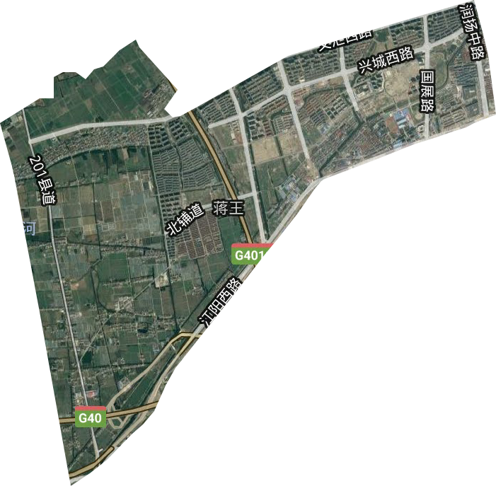蒋王街道卫星图