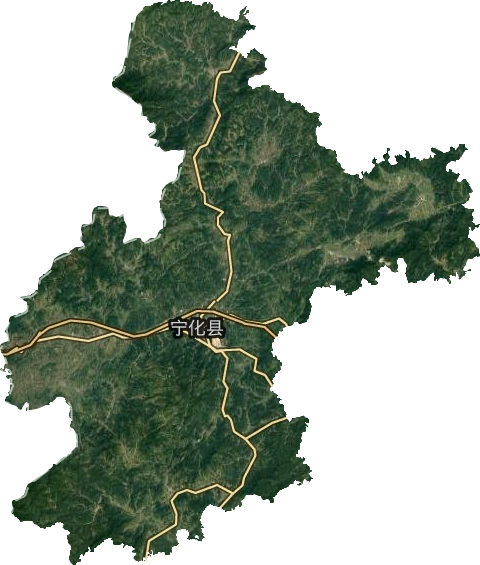 宁化县卫星图