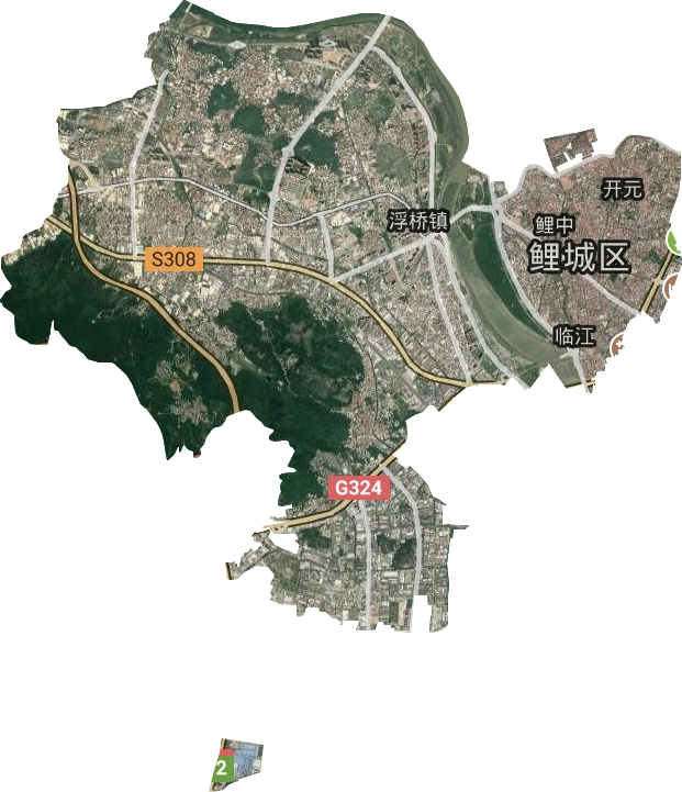 鲤城区卫星图