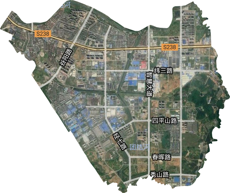 丁卯街道卫星图