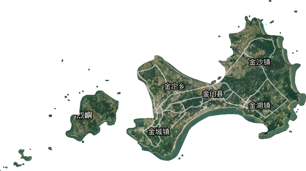 金门县卫星图