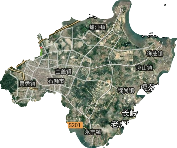 石狮市卫星图
