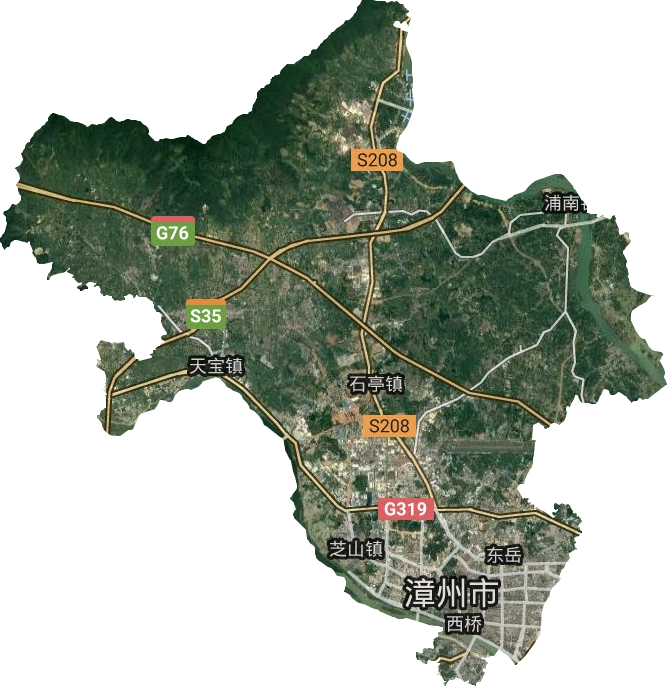 芗城区卫星图