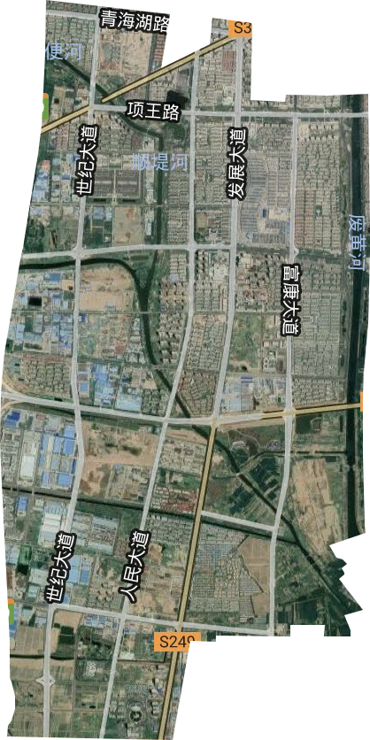 黄河街道卫星图