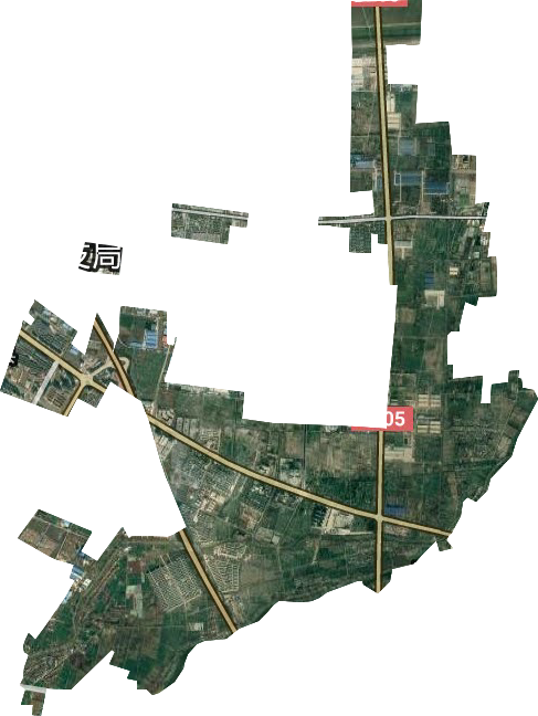 梦溪街道卫星图