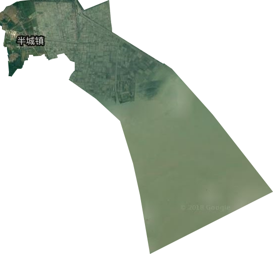 半城镇卫星图