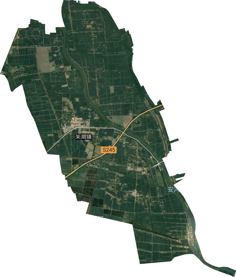 朱湖镇卫星图