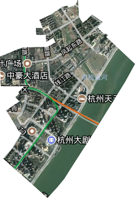 四季青街道卫星图