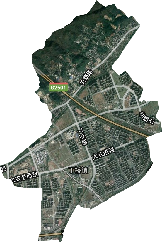 丁桥镇卫星图
