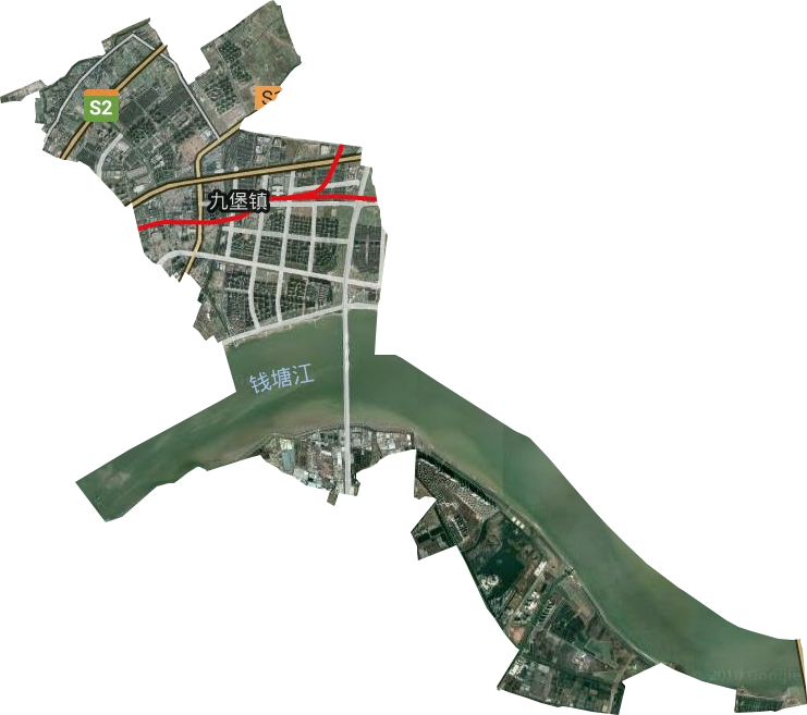九堡镇卫星图