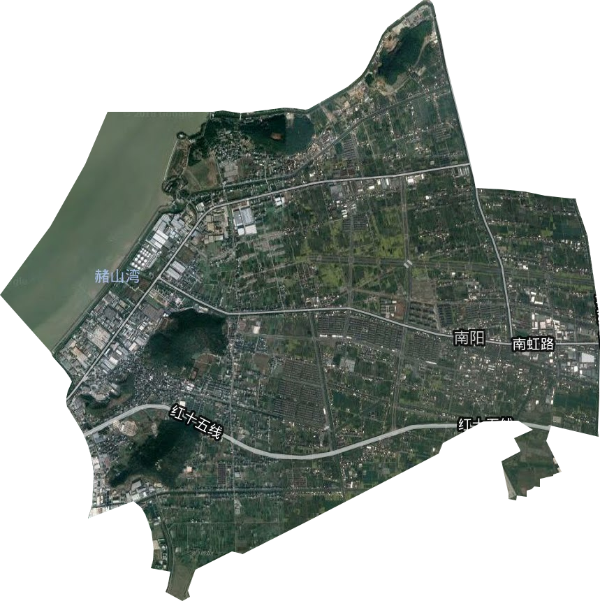 南阳街道卫星图