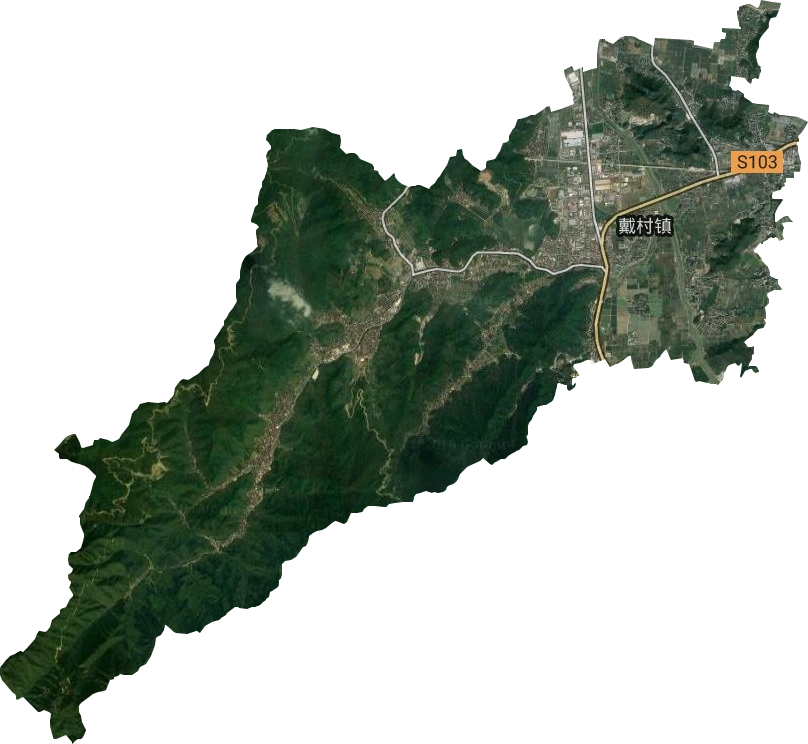 戴村镇卫星图