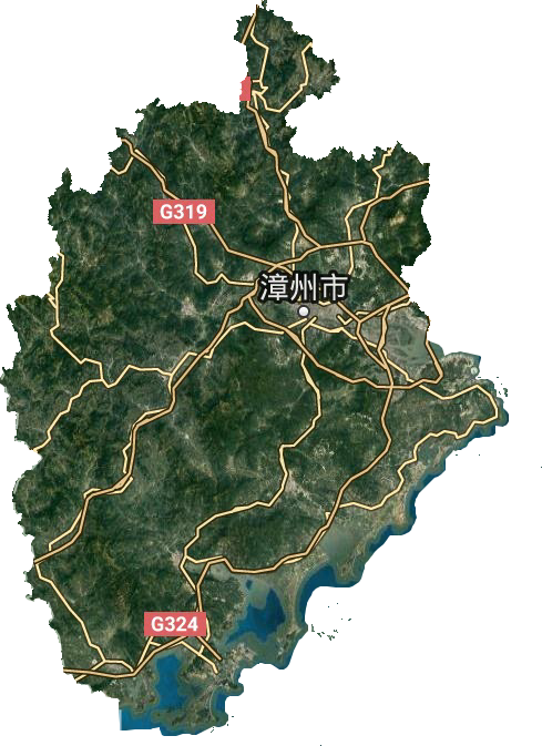 漳州市卫星图