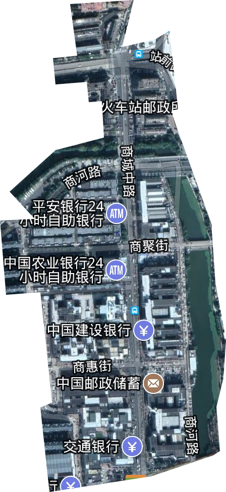 萧山商业城卫星图
