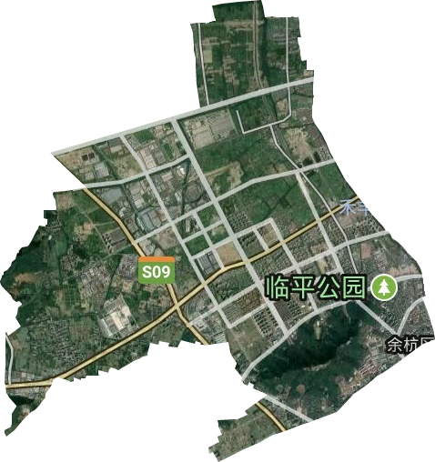 临平街道卫星图