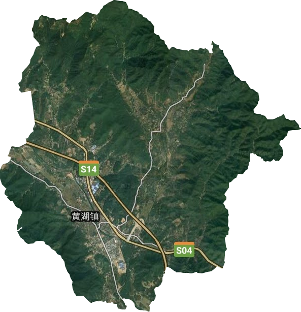 黄湖镇卫星图