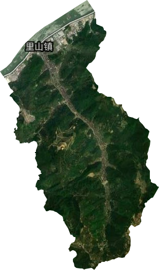 里山镇卫星图