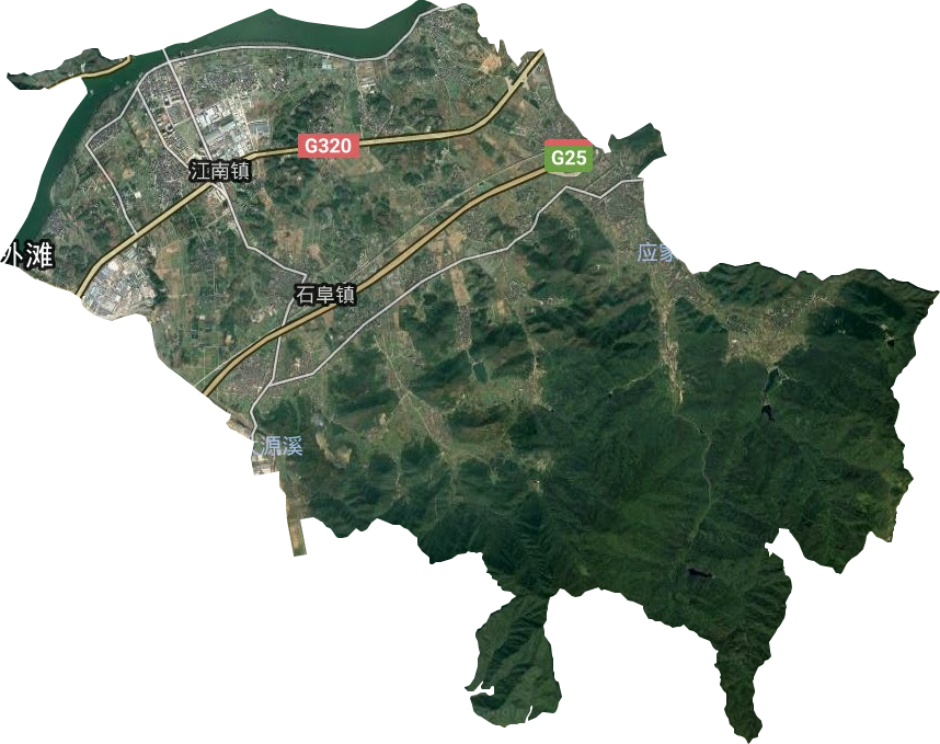 江南镇卫星图
