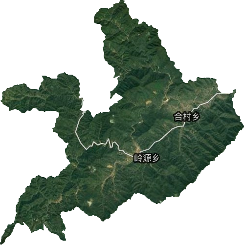 合村乡卫星图