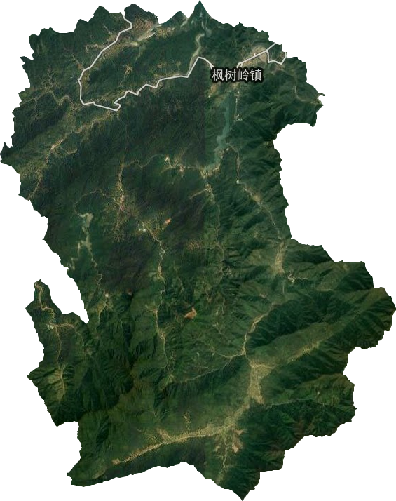 枫树岭镇卫星图