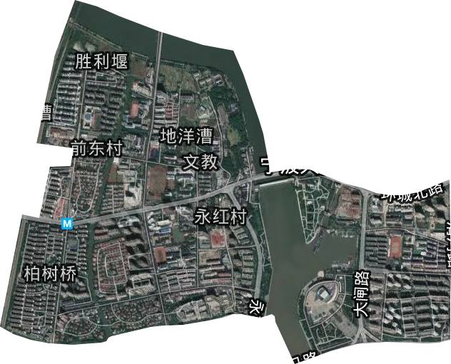 文教街道卫星图