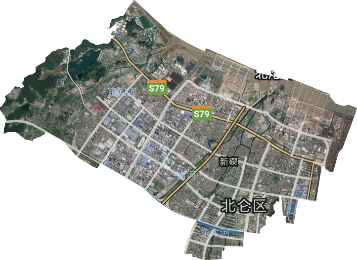 新碶街道卫星图