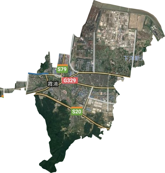 霞浦街道卫星图