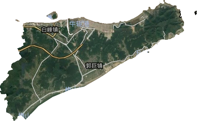 白峰镇卫星图
