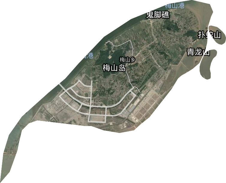 梅山乡卫星图