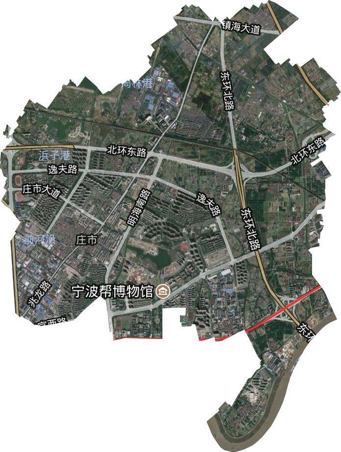 庄市街道卫星图