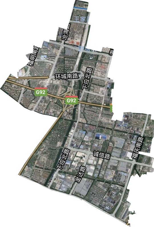 潘火街道卫星图