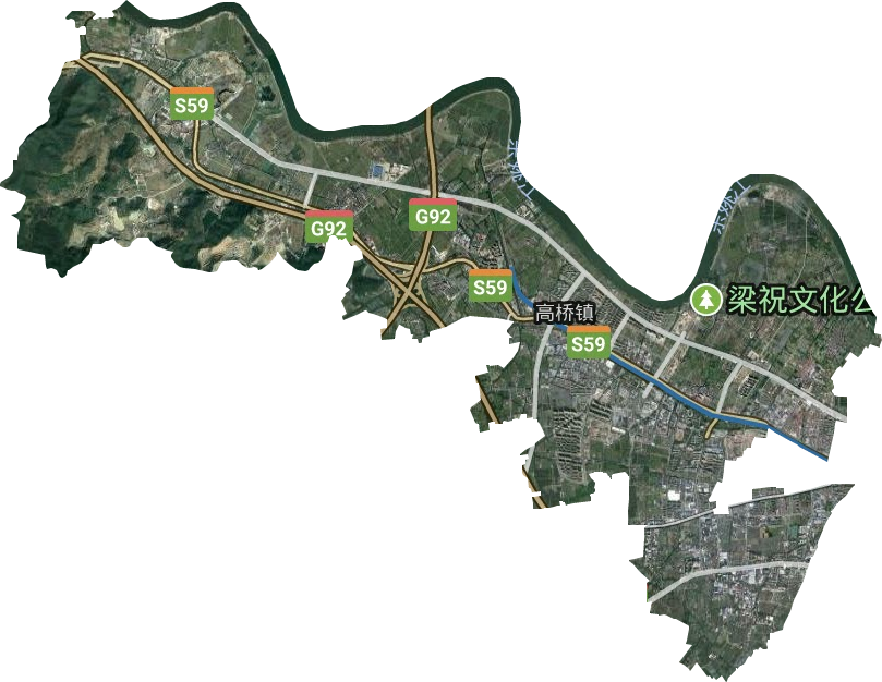 高桥镇卫星图