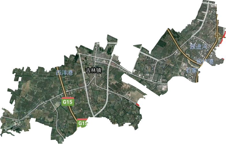 古林镇卫星图