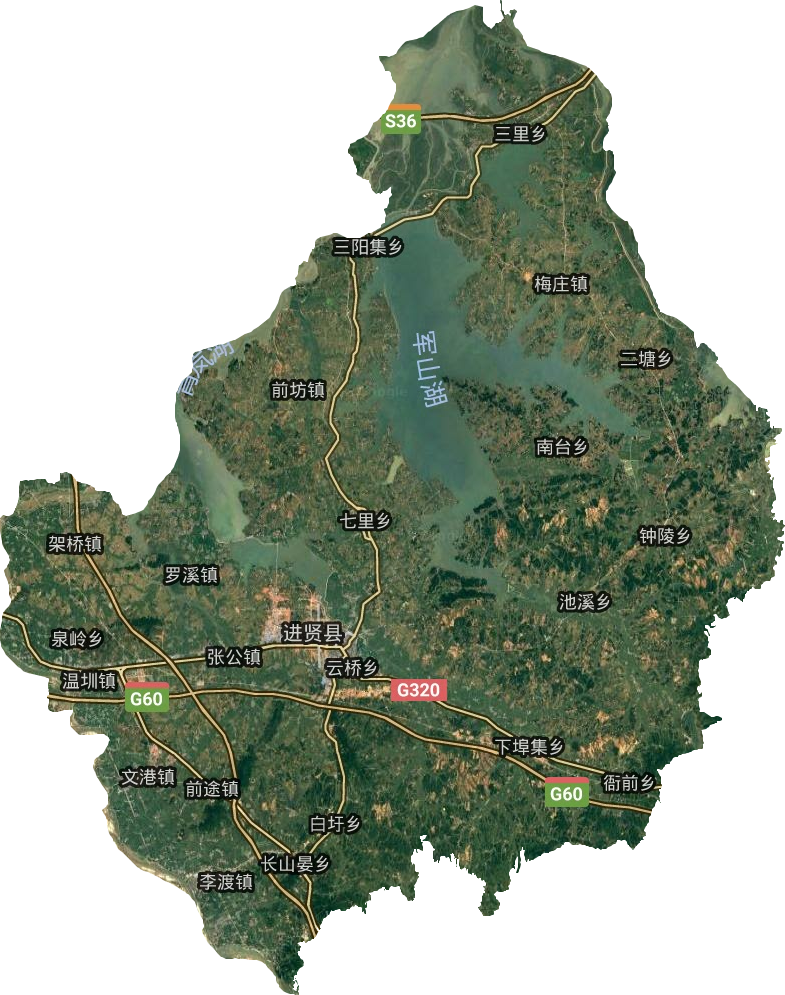 进贤县卫星图