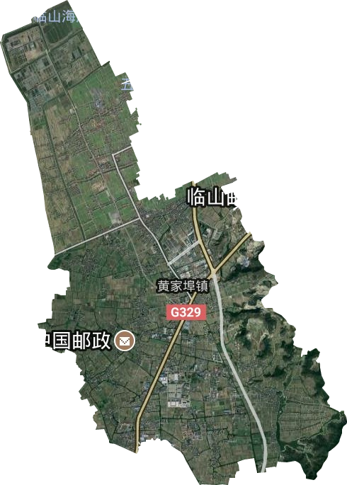 黄家埠镇卫星图