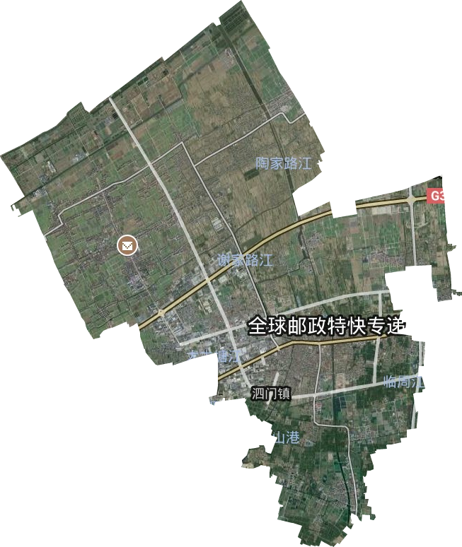 泗门镇卫星图