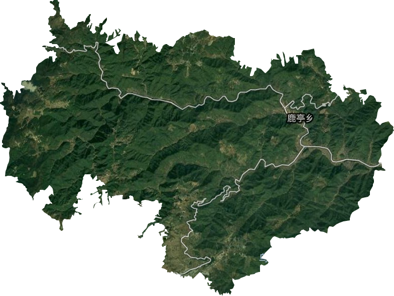 鹿亭乡卫星图