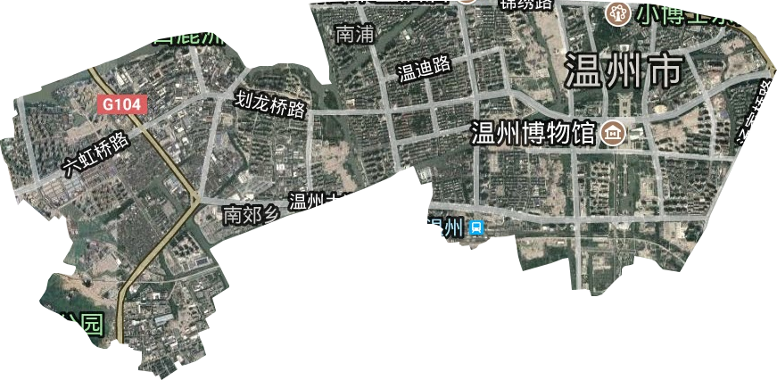 南汇街道卫星图
