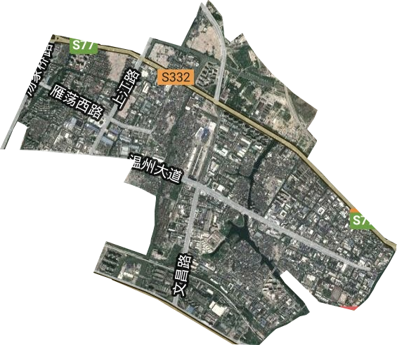 蒲州街道卫星图