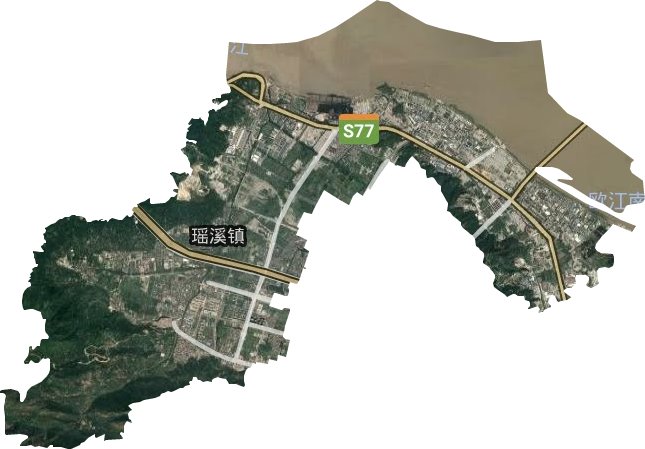 瑶溪街道卫星图