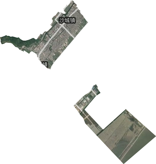 沙城街道卫星图