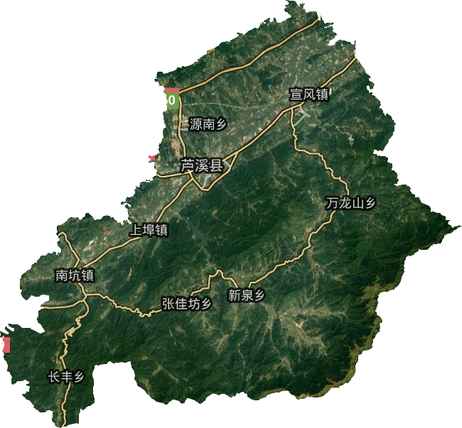 芦溪县卫星图