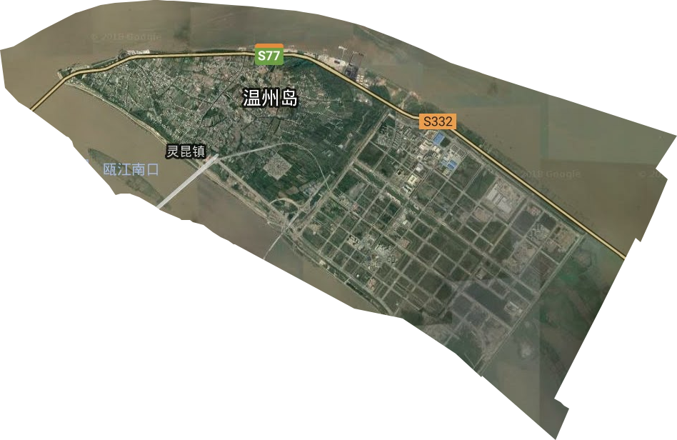 灵昆街道卫星图