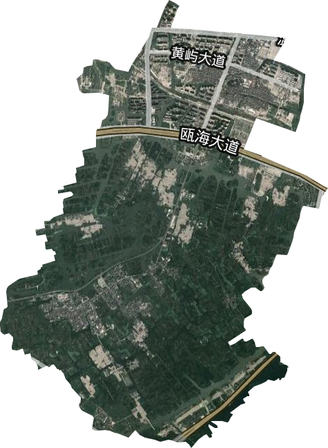 三垟街道卫星图