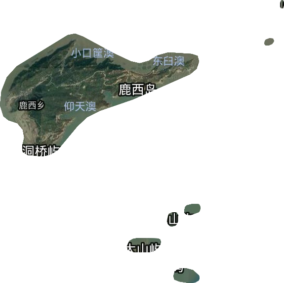 鹿西乡卫星图