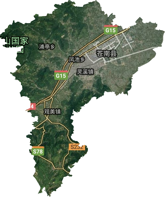 灵溪镇卫星图