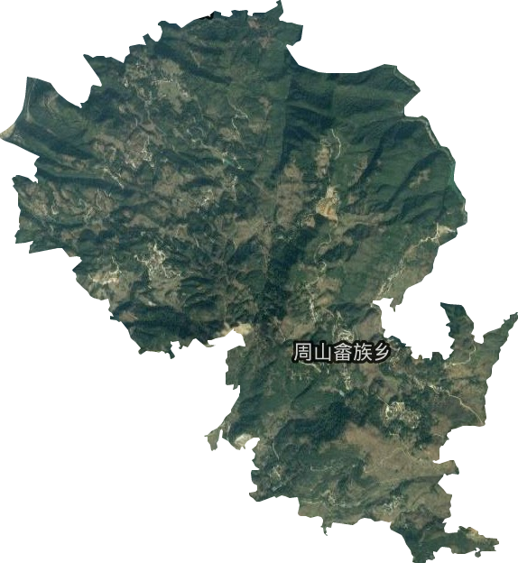 周山畲族乡卫星图